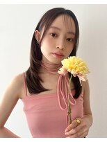 マリアバイアフロート(Maria by AFLOAT)&nbsp;【山田】シースルーバング韓国風たっぷりレイヤー