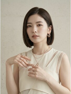 ヘアーメイク ライズ 西田辺店(Hair make rise;) 大人可愛い20代30代40代ボブグレージュ
