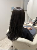 縮毛矯正と一緒に全体トーンダウン