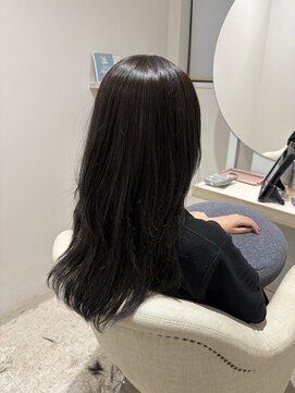 ビーエフサロン(BxF SALON) 縮毛矯正と一緒に全体トーンダウン