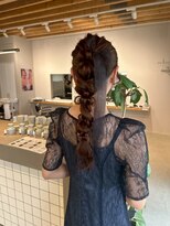 ニア(nir.) #ハイライト #パーティヘアアレンジ #編みおろし