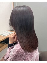 ロッカヘアエジェ(ROCCA hair eje.)&nbsp;ダークアッシュ大人ミディアムストレート