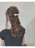 【Neolive cino 登戸】結婚式・二次会ハーフアップ　浴衣にも○