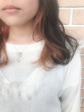 サロンドミルク 原宿(salon de MiLK) インナーカラー×ハニーベージュ