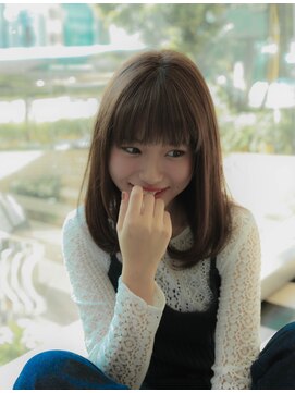 レシェル 松阪(RECIEL) 【RECIEL松阪】清純派♪サラツヤワンカールストレート☆