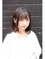 サロンドミルク 原宿(salon de MiLK)&nbsp;【salon de MiLK 原宿】透明感×耳かけ×イルミナピンクベージュ