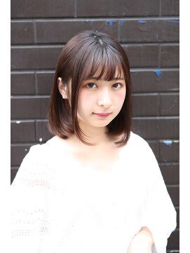 サロンドミルク 原宿(salon de MiLK) 【salon de MiLK 原宿】透明感×耳かけ×イルミナピンクベージュ