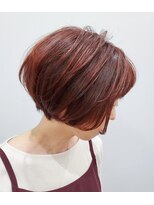 エイム ヘアメイク 横川店(eim HAIR MAKE)&nbsp;ベリーピンク×ミニボブ