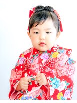 七五三・３歳のお子様の着付け・ヘアセット・メイク