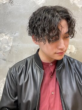 アカ(ACA) ツイストスパイラルパーマメンズパーマメンズマッシュ札幌大通