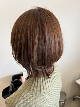 レポヘアー(Repos hair) 20代30代40代前下がりストレート大人ボブリップライン