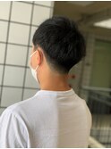 ツーブロックショート【アップバング】