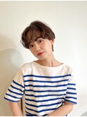 ハンサムショート/ショートパーマ/耳掛けショート