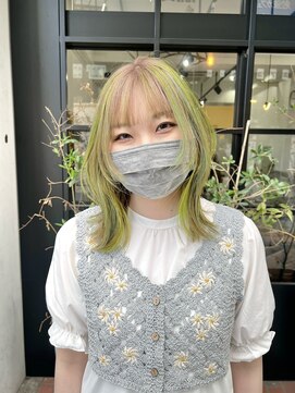 ブレス(bless) green × beige