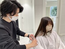 当店こだわりのフレンチカットでおしゃれで扱いやすく、まとまる髪へ。