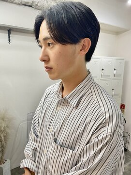 キートス 高知店(kiitos) ◯ニュアンスパーマで乾かすだけナチュラルセンターパート