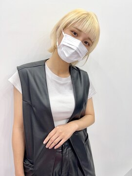 チュダック(ChuDuck) 【◎甘くてカワイイ◎】韓国風《ブロンド》ケアブリーチ