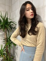 アフロディーテ 銀座(APHRODITE GINZA) 前髪/こなれミディ/ウェーブパーマ/アンブレラカラー/銀座