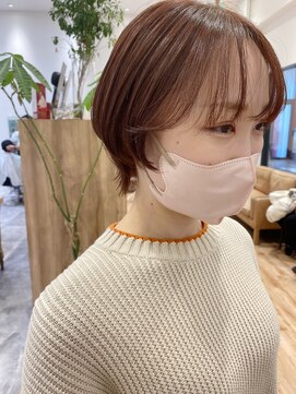 ザ ランド(THE LAND) ショートウルフ・ピンクブラウン