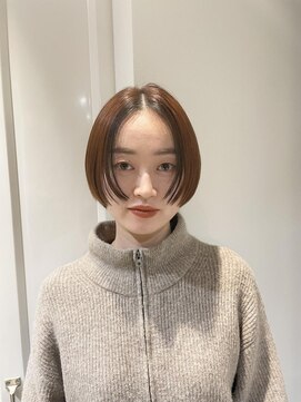 アルカナ 明治神宮前原宿(ARCANA) 黒髪グレーベージュレイヤーロング前髪パーマ アッシュブラック