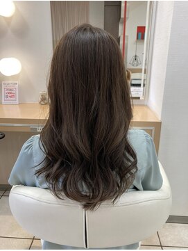 ルージュ 茗荷谷店(ROUGE) ミルクティー×ミディアム×髪質改善トリートメント【茗荷谷駅】