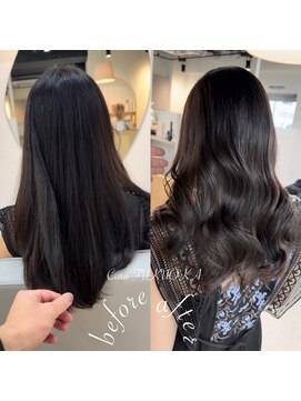 カラ フクオカ(Cara FUKUOKA) 《★髪質改善うる艶水素カラー＋カット★》アッシュグレージュ