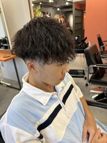 レブ 三条河原町(Reb,)&nbsp;ツイストスパイラルパーマツイストパーマメンズマッシュ