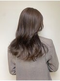 イルミナカラーで赤みのない透明感カラー♪