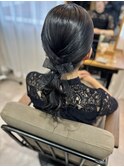 タイトヘア◯お呼ばれヘアセット◯