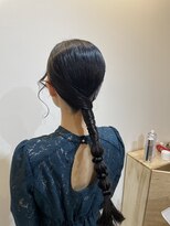 ヘアコレクション アンジュ(Hair collection Unge)&nbsp;編み下ろしヘア