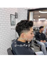 トップバイスリーナイン(TOP by THREE NINE)&nbsp;テーパーフェード×オールバック