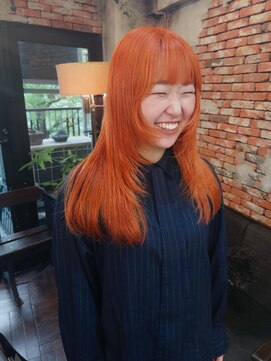 アンリ(Henri) 【かしむら】ブリーチ/ブリーチカラー/ケアブリーチ/暖色カラー