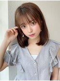 【NEW OPEN】小顔前髪あり後れ毛サイドバングメルティカラー