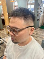 スタンドバーバー 柏(STAND BARBER)&nbsp;サーフカール/スパイキーショート/ブルーブラック