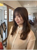 カット　ケアカラー　トリートメント