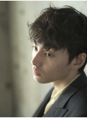 《セットを簡単に》パーマで大人の雰囲気に/韓国マッシュ