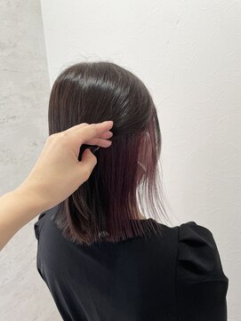 シエル 立川店(CIEL) インナーカラー×パープルピンク【CIEL×maki】