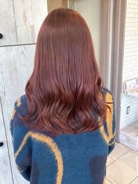 レッドブラウン/チェリーブラウン/暖色カラー/仙台/広瀬通