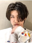 センターパート/ニュアンスパーマ/カルマパーマ/men's