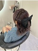 あみかちゅハーフアップ