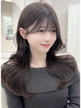 ビュー フクオカ(VIEW FUKUOKA) レイヤーカット/ミディアム/顔周りカット/ブラウン