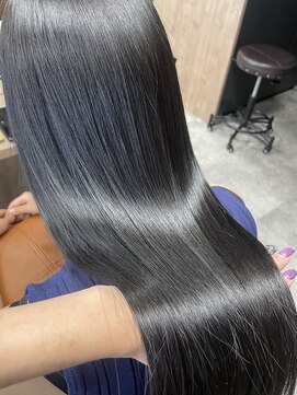 リンクミリ(Link mili) 【地毛風ブラック】髪質改善/韓国ヘア/レイヤーカット