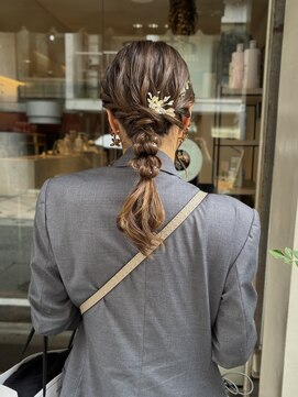 エヴリンアンドペイジ(Evelyn&paige) 編みおろし/ヘアセット【神戸/元町】