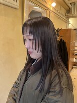 ベイコレクト(BAY COLLECT) オン眉/ショートバング/切りっぱなしロング/ブラウン