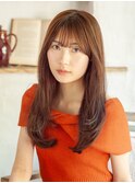 ロングレイヤースタイル/20代/30代/40代/50代/岡山/表町