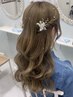 【土日10時~15時台  結婚式やお出かけにも☆】ダウンアレンジ ￥1600