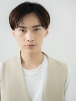 モッズヘア メン 新所沢店(mod's hair men)&nbsp;ダークブラウンスマート七三分けツーブロックマッシュe新所沢
