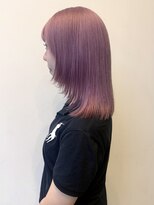ロックス バイ マグ 松本(rocks BY MAG)&nbsp;ハイトーンブリーチラベンダーピンクベージュミルクティーピンク