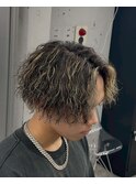 縦落ちハイライトパーマツイストスパイラルパーマ