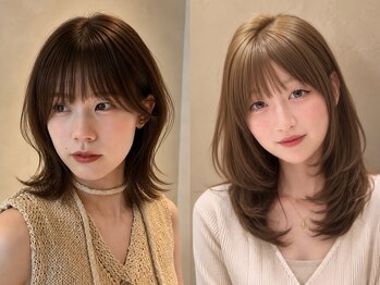 アスター 天神大名店(Aster)の写真/韓国顔周りカットに圧倒的自信！髪質や骨格を計算したレイヤーカットで小顔魅せ[天神大名/レイヤーカット]